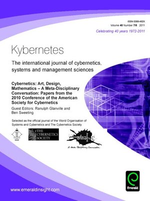 cover image of Kybernetes, Volume 40, Issues 7 & 8